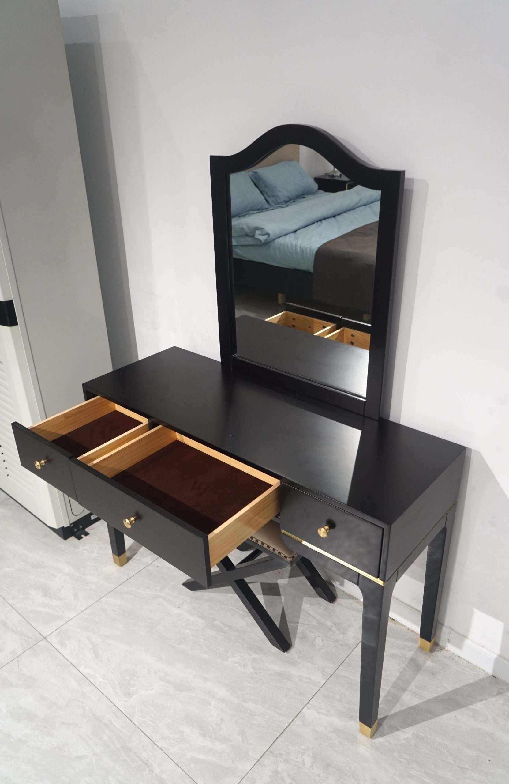 Miami Dressing Table (BW301) 4 BEDMATE FURNITURE Miami Dressing Table (BW301) - Image 2
