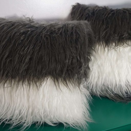 Faux-Fur Throw Pillows