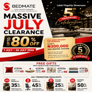 Bedmate_Furniture_Lekki_5_Years_Anniversary